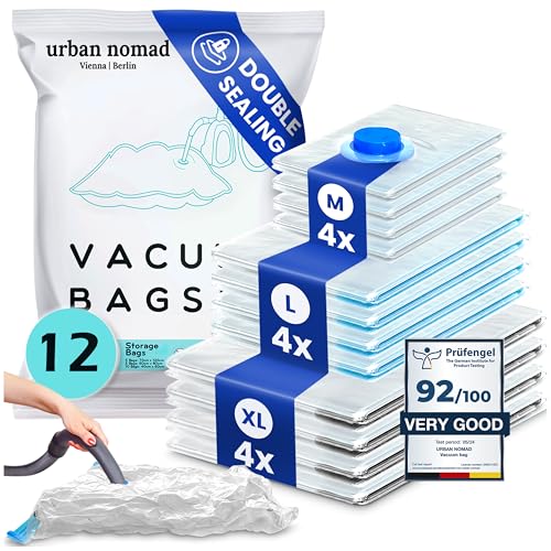 12 stuks vacuümzakken voor kleding met draadloze