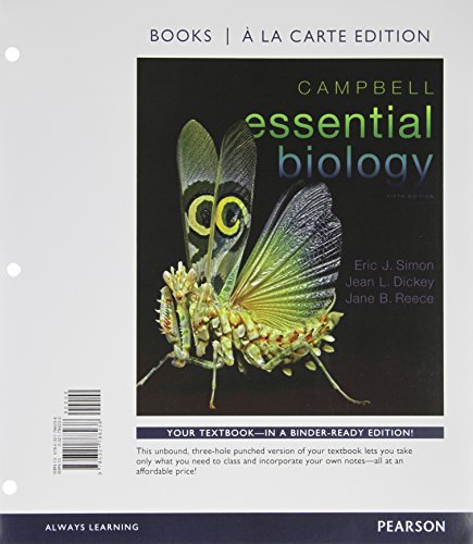 Campbell Essential Biology, Books a la Carte Ed... 0321788230 Book Cover