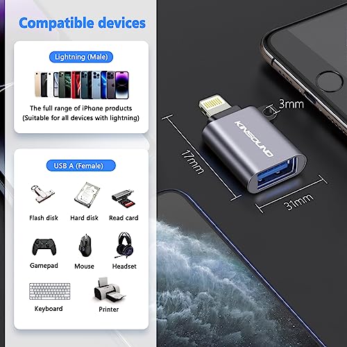 Image of Kinsound USB OTG (Grey Apple OTG)