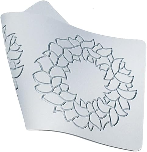 Miniatura 4 de Molde de silicona hueco de copo de nieve para fondant de caramelo de chocolate en relieve 3D para pastel de fondant, molde de arcilla para
