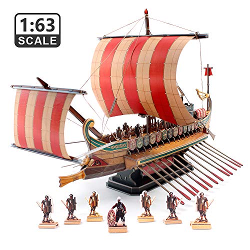 CubicFun 3D Puzzles Viking Ship Model Kits for Adults and Teens Sailboat Toys