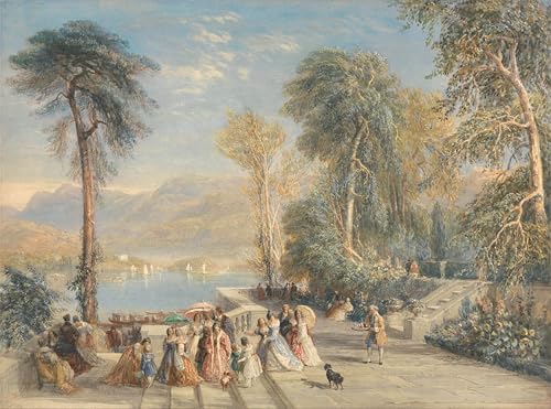 Tableaux Toile Windermere par David Cox Déco Murale 60x90cm