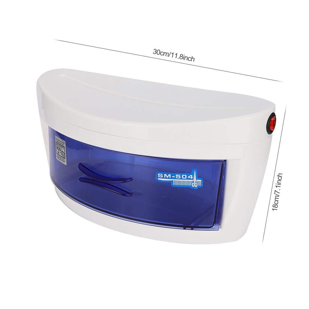Armario de desinfección, portátil, caja de desinfección de 6 W, apagado inteligente, esterilizador para manicura, herramientas de tatuaje, herramientas de maquillaje, herramientas de