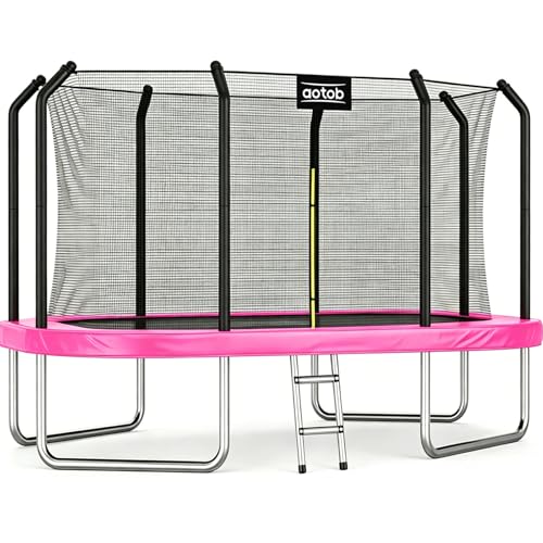 Image of AOTOB 12 FT /14 FT Rectangle Trampoline with Net