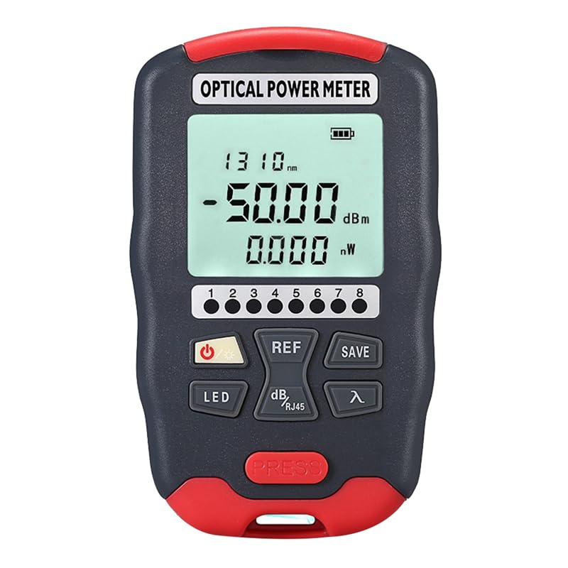 Probador fibra óptica y localizador visual de fallos preciso de -70 a +10 dbm