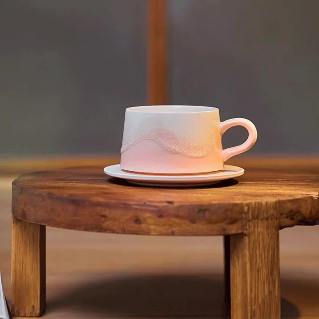 Tazas Cafe Taza De Café Bajo Vidriado Cerámica Hecha A Mano Mug Cups