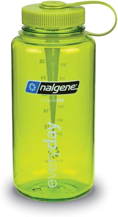 Nalgene Tritan Wide Mouth BPA-Free Water Bottle, Blue w/Black Cap, 32-Ounces - Image 5