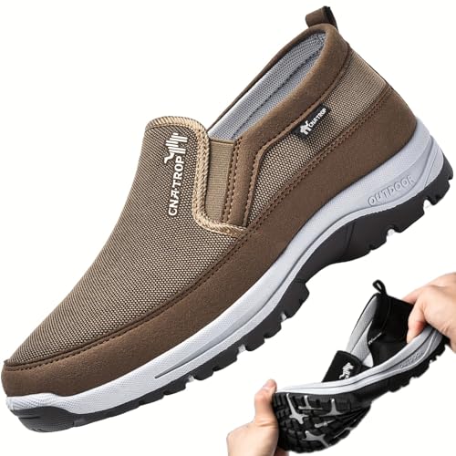 Men's Slip-on Sneakers Loafers - Athletic Shoes - Comfortable and Breathable Walking Shoes3