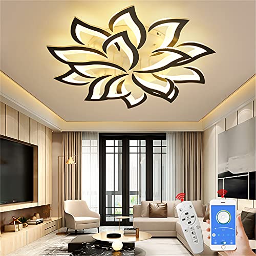 Plafonnier LED variable avec appli et télécommande salon