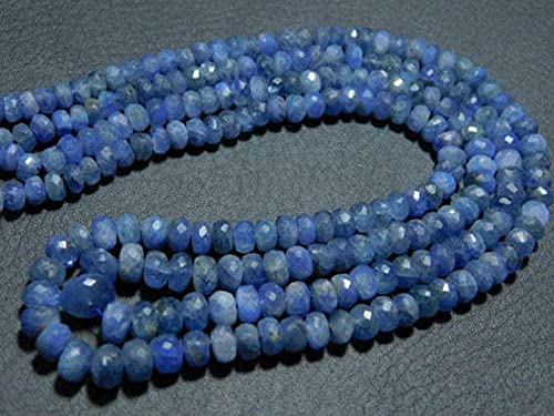 Saphir bleu perles en fil de 7 pouces pour illuminer vos tenues de soirée élégantes