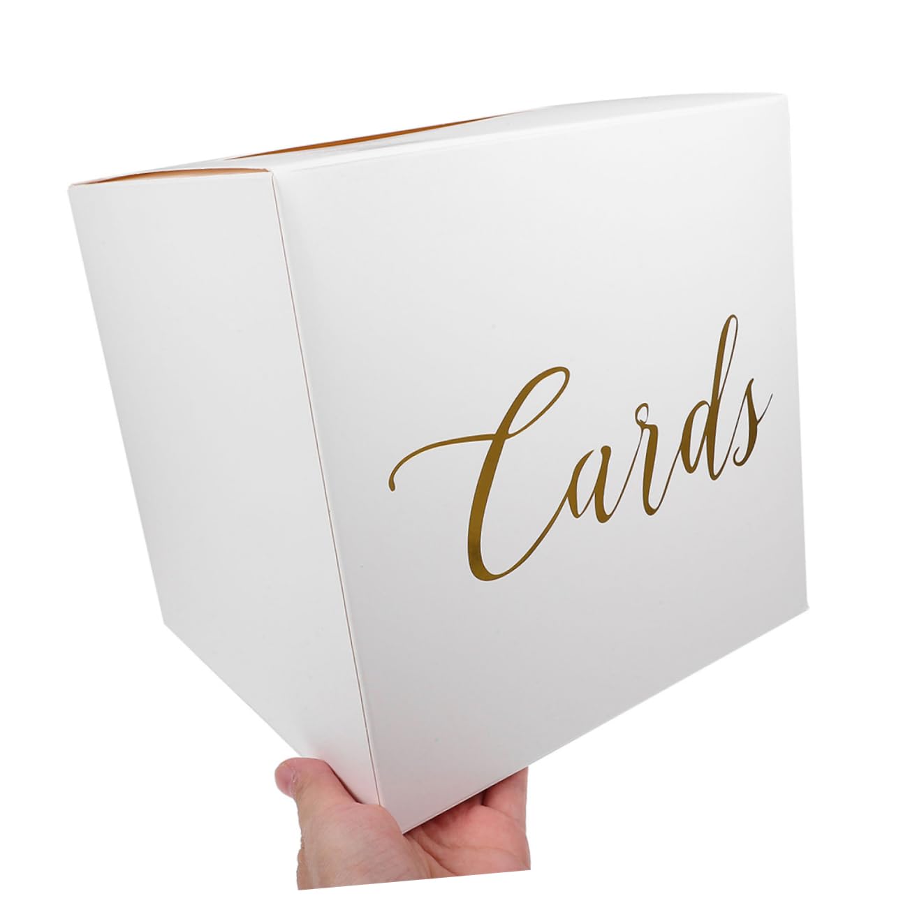 PRETYZOOM 4 Sets Box Hochzeitskartenbox Hochzeitskartenetui Hochzeitskartenbehälter Erinnerungsboxen Hochzeitskartenetui Weißes Papier