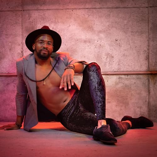 Kapow Meggings Velvet Material Mens Leggings3