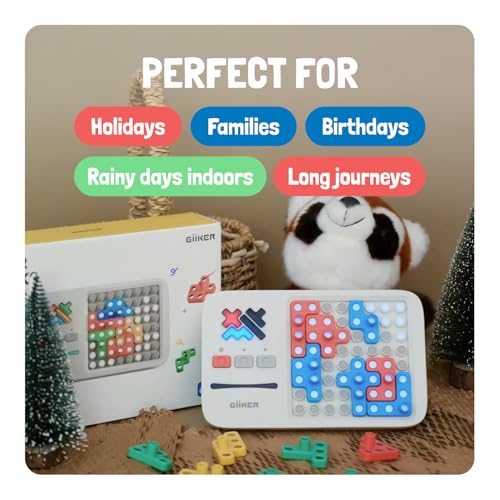 image for GiiKER Super Blocks STEM Toys – Pattern Matching Puzzle Game with 10