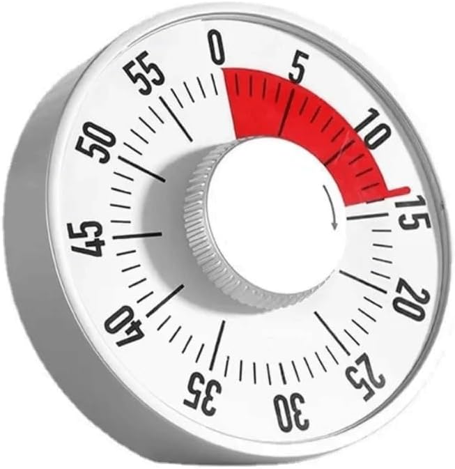 Kitchen Mechanical Visual Timer High Magnetic Force Time Management