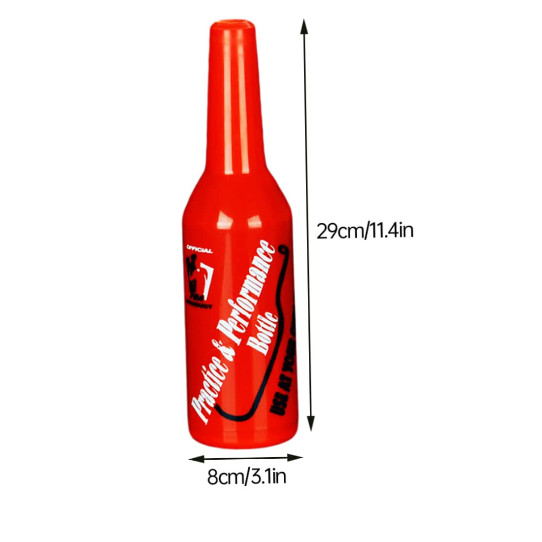 Bottiglia di pratica del barista, Flair Bartender Bartending Practice e Performance Bottle Bar Pub Bottle Wine Cocktail Shaker Red Practice Performance Bottle