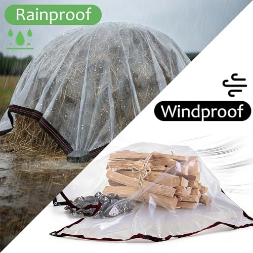 Lona de vinilo de plástico transparente impermeable de 0.12 mm para techos de invernaderos 8