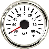 SJ Series DN52mm Ampere Gauge AMP Meter Amperemeter 80A PN: 810-00106 (WS)