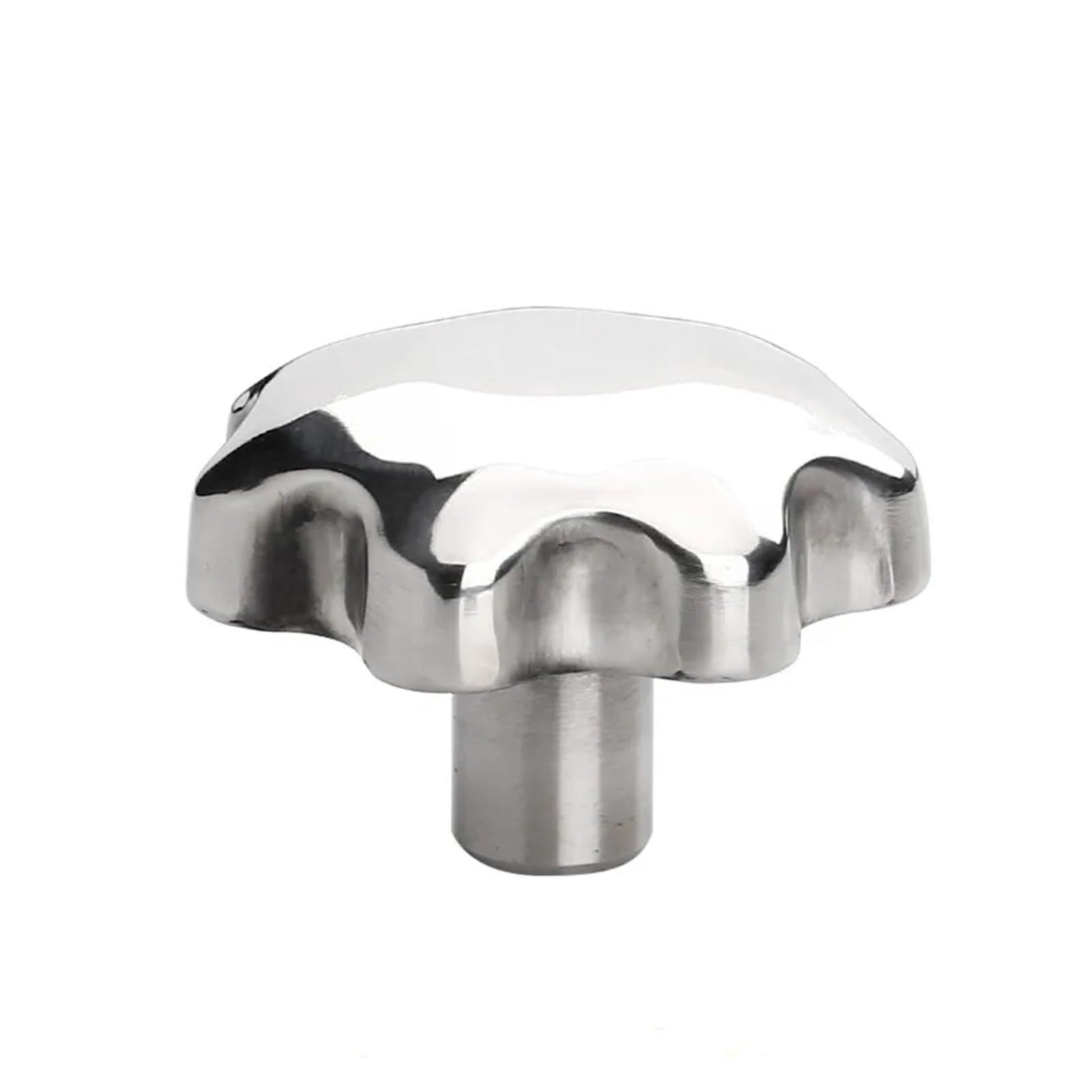 M6/8/10/12/14/16 Stainless Steel 304 Female Thread Handles Through Hole Clamping Nuts Knob Plum Hand Wheel(M14 x 70(OD))