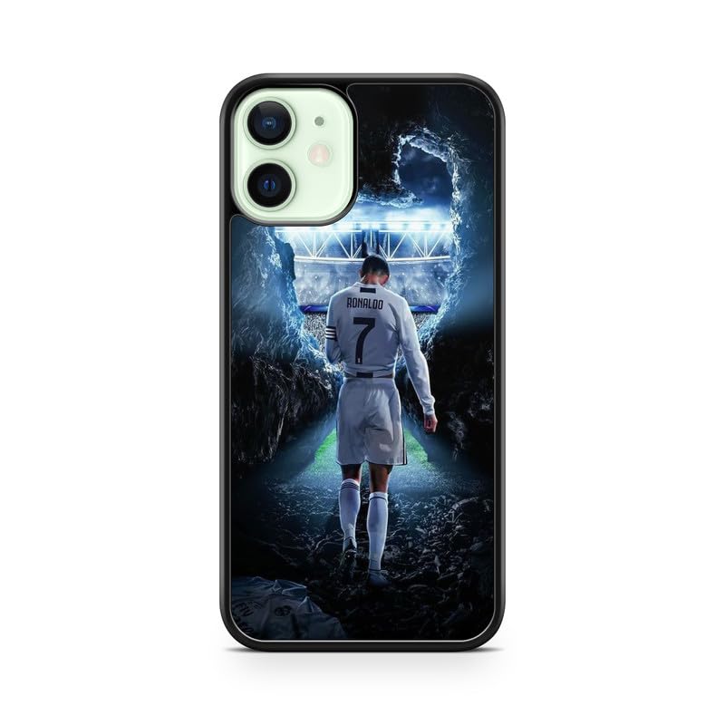 Carcasa compatible con Huawei P Smart 2019 – Cristiano Ronaldo – Intensidad del partido – Sublimación HD – Silicona Negro – Carcasa de Locura