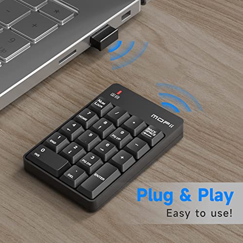 Mofii Wireless Number Pad - 2.4G Numeric Keypad Silent 19 Keys Usb Keypads thumb #1