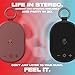 Skullcandy Kilo XT Wireless Bluetooth Speaker - IPX7 Waterproof Mini Bluetooth Speaker with 24 Hour Battery, Downward Firing Passive Radiator, and True Wireless Pairing - Perfect for Outdoor (Red)