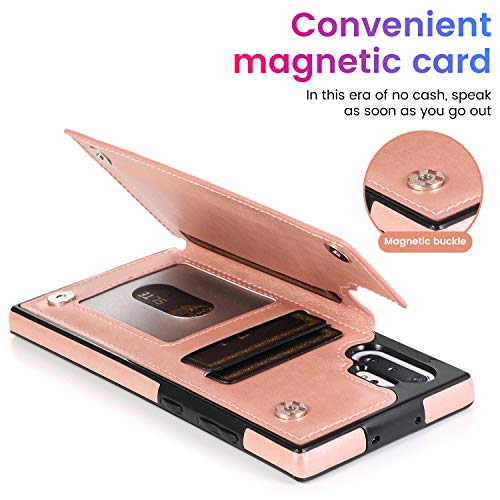 Coque de qualité supérieure Galaxy Note 10 Plus MTLYH Or Rose - 4