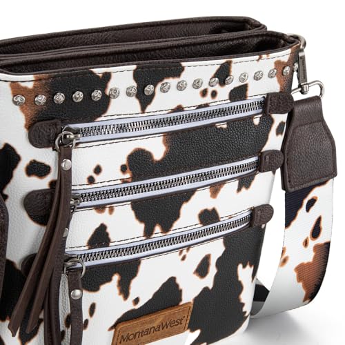 Image of Montana West Crossbody Bags for Women Multi Pocket Cross Body Bag Purses with Guitar Strap