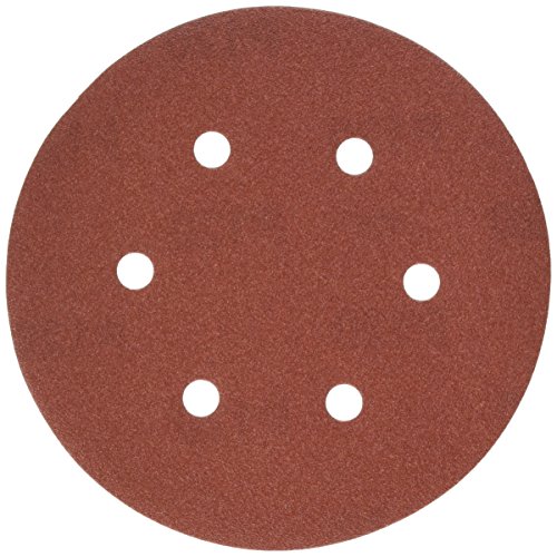 DEWALT DW4333 6-Inch 6-Hole 120-Grit Hook and Loop Random OrBit Sandpaper (5-Pack)
