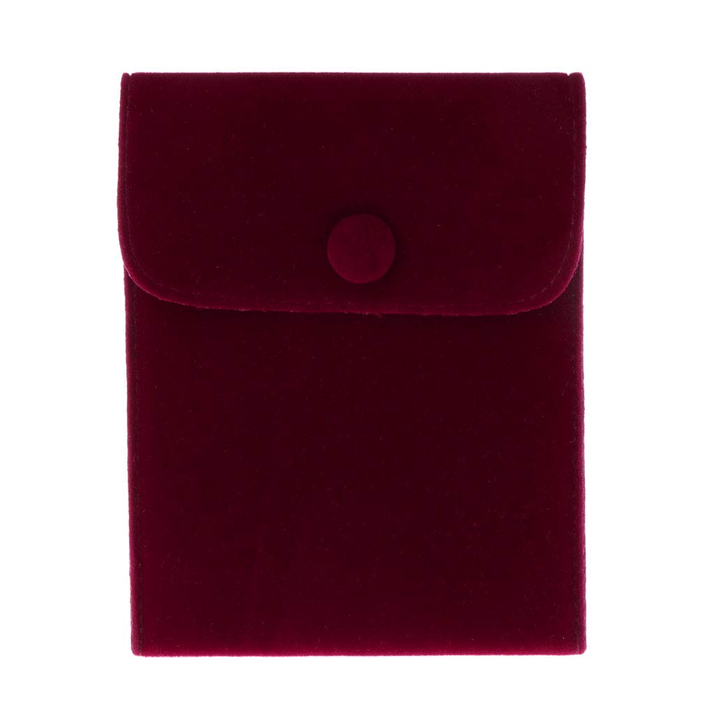 W-WENBING Jewelry Bag Storage Portable Soft Lint Velvet Bracelet Necklace Gift Bag