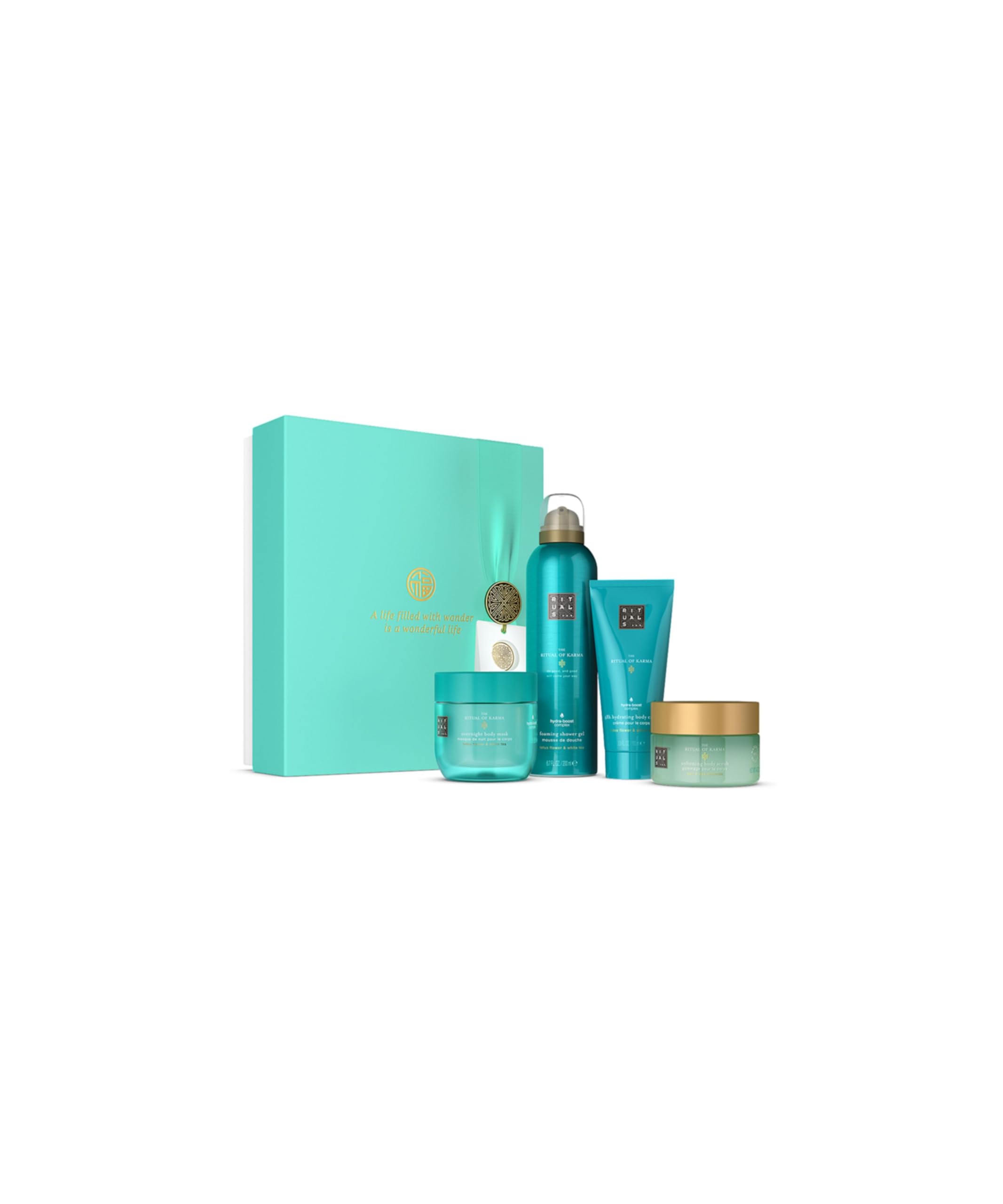 Rituals Karma Mittleres Geschenkset, Baderitual mit Lotusblüte