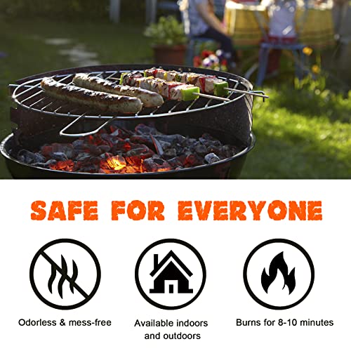 Quantfire Fire Starter-Pack Of 144 Charcoal Fire Starters For Campfires, Chimney, Grill Pit, Fireplace, Bbq & Smoker #TOP3