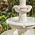 Glitzhome Water Fountain Outdoor Floor-Stand Fountains with LED Light & Pump, Oversized 3 Tier Terrazzo Waterfalls Patio Fountain and Waterfalls Outdoor Yard Fountains for Lawn Garden Backyard Deck