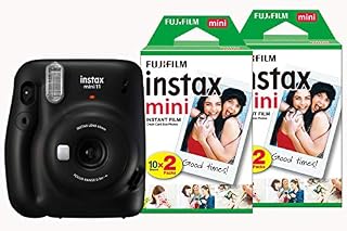 Fujifilm Instax Mini 11 Instant Camera including 40 Shots - Charcoal Grey