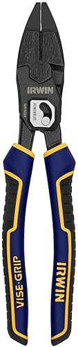 IRWIN Alicates VISE-GRIP, PowerSlot Lineman de alto apalancamiento, 9.5 pulgadas (IWHT84000)