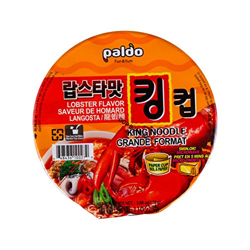 Paldo Lobster Flavor King Cup Noodle 3.9 Oz #TOP5