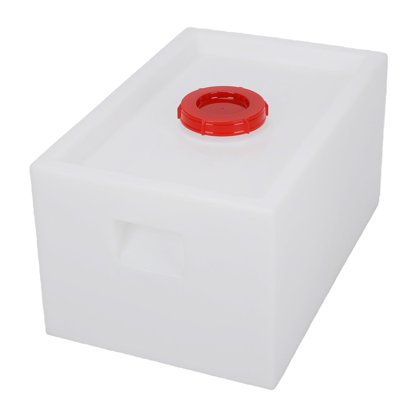 aqxreight 10 Gallonen RV-Wassertank, RV-Frischwassertank, Tragbarer Wasserspeichertank, 21,3 X 13,8 X 11 Zoll, LLDPE in Lebensmittelqualität, Einteiliger Guss mit 100 Mm Breiter Öffnung