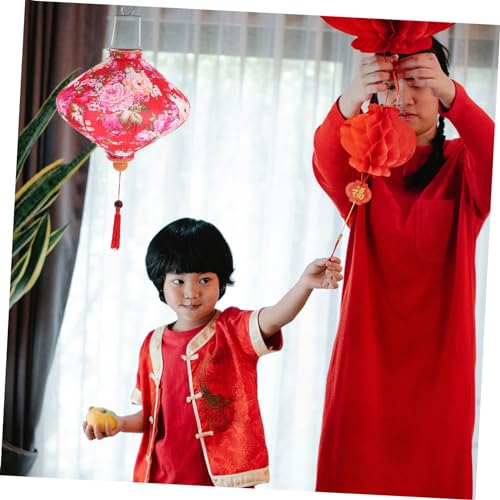 Lanterne suspendue chinoise fleurie pour embellir vos fêtes - 3