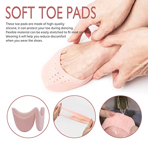 DoGeek Satin Pointe Shoes for Girls and Ladies Professional Ballet Dance Shoes with Ribbon for School or Home4