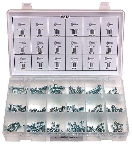 Auveco # 6813 Teks Screw Quik-Select Kit. Assortment. Qty 1.