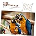 CIYODO Bird Climbing Net Parrot Hanging Toy for Pets for Lovebirds Cockatiels and Finches Flexible Design Hook