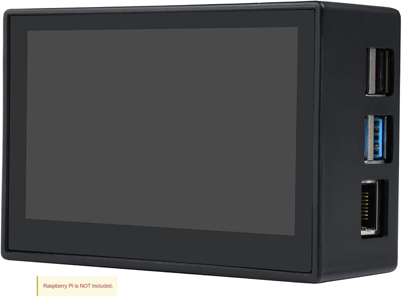 Waveshare 4.3" DSI LCD kijelző Raspberry Pi 4B-hez, 800×480 érintőképernyő