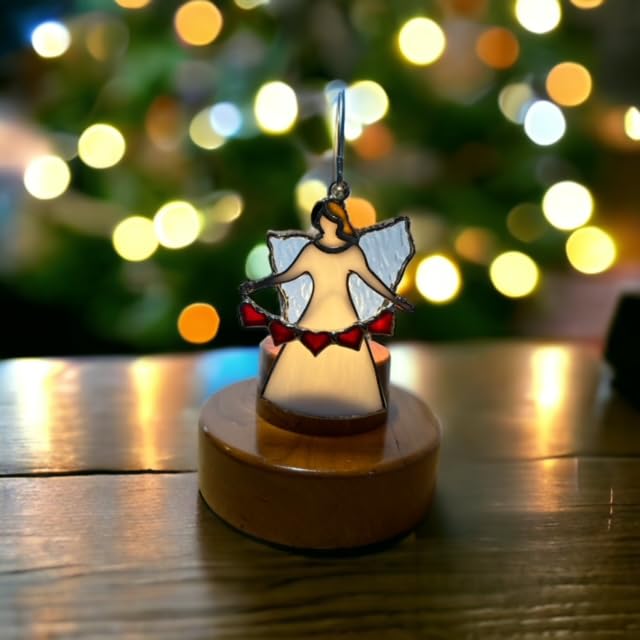 Glass Cover: Angel with Heart Strand