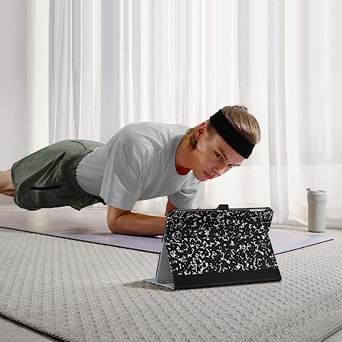 Fintie Case For Ipad 9.7 2018 2017 / Ipad Air 2 / Ipad Air 1 - [Corner Protection] Multi-Angle Viewing Folio Cover W/Pocket, Auto Wake/Sleep For Ipad 6Th / 5Th Generation, Composition Book Black #TOP7