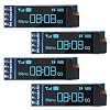 ACEIRMC 4pcs I2C Display Module 0.91 Inch I2C OLED Display Module I2C OLED Screen Driver DC 3.3V~5V 4PINS for Arduino ESP32 ESP8266 AVR PIC STM32 for Raspberry pi (10pcs Blue)