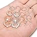 FINREZIO 16PCS 16G Stainless Steel Septum Piercing Nose Rings Hoop Tragus Cartilage Retainer Body Piercing Jewelry