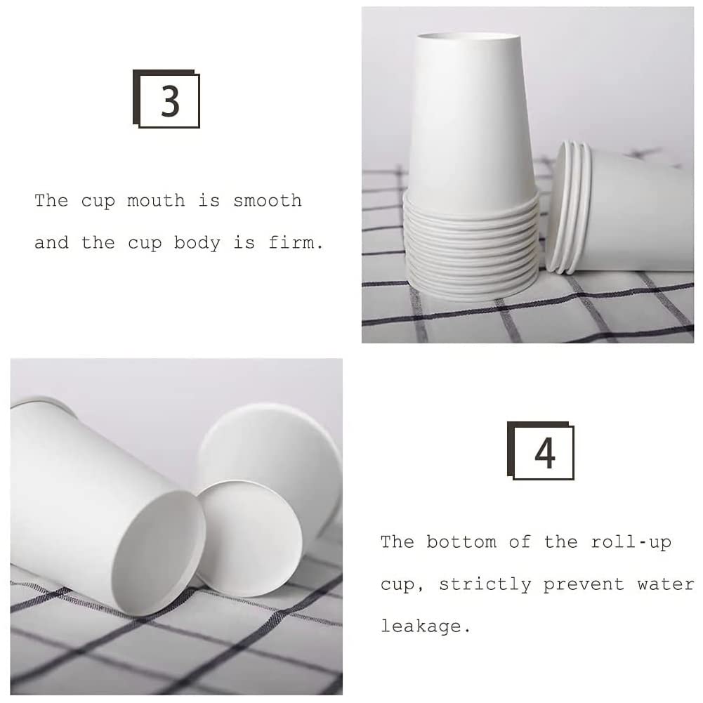 Freshware Einweg-Pappbecher 118 Ml – 300 Stück, Ideal Als Mundspülbecher Oder Für Getränke