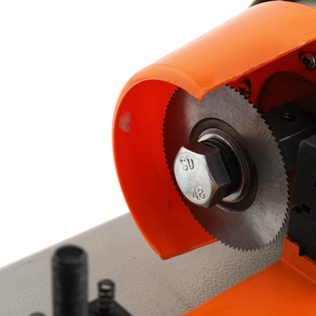 120W Horizontale Schlüsselmaschine mit LED-Licht 220V Schlüsselkopierer Key Cutting Machine Multifunktional Elektrisch Manuell Doppelte Horizontale Schlüssel Kopiermaschine