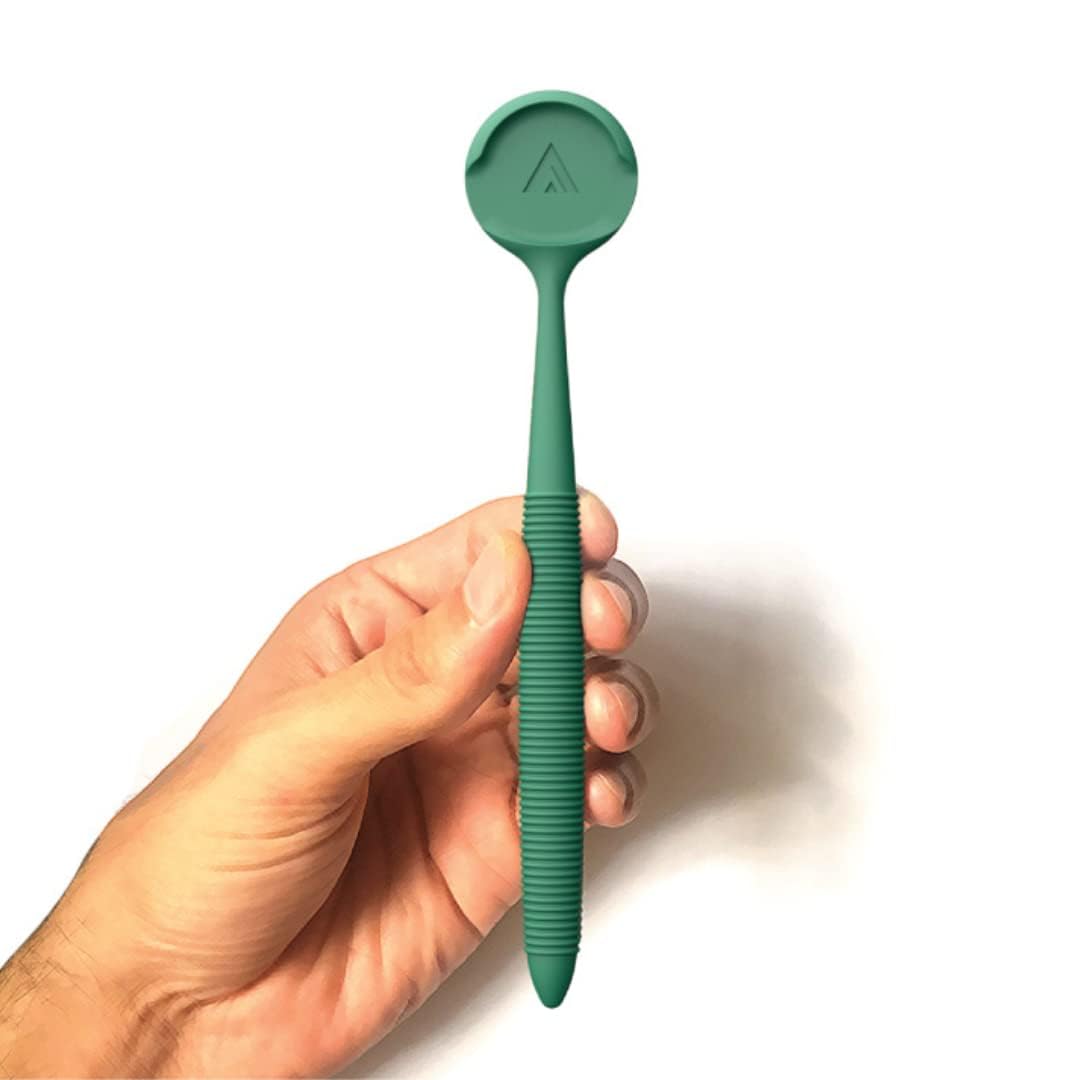 Generic Tongue Cleaner - A Perfect Solution for Complete Oral Care with Scraper and Massager, Green 1 Pack