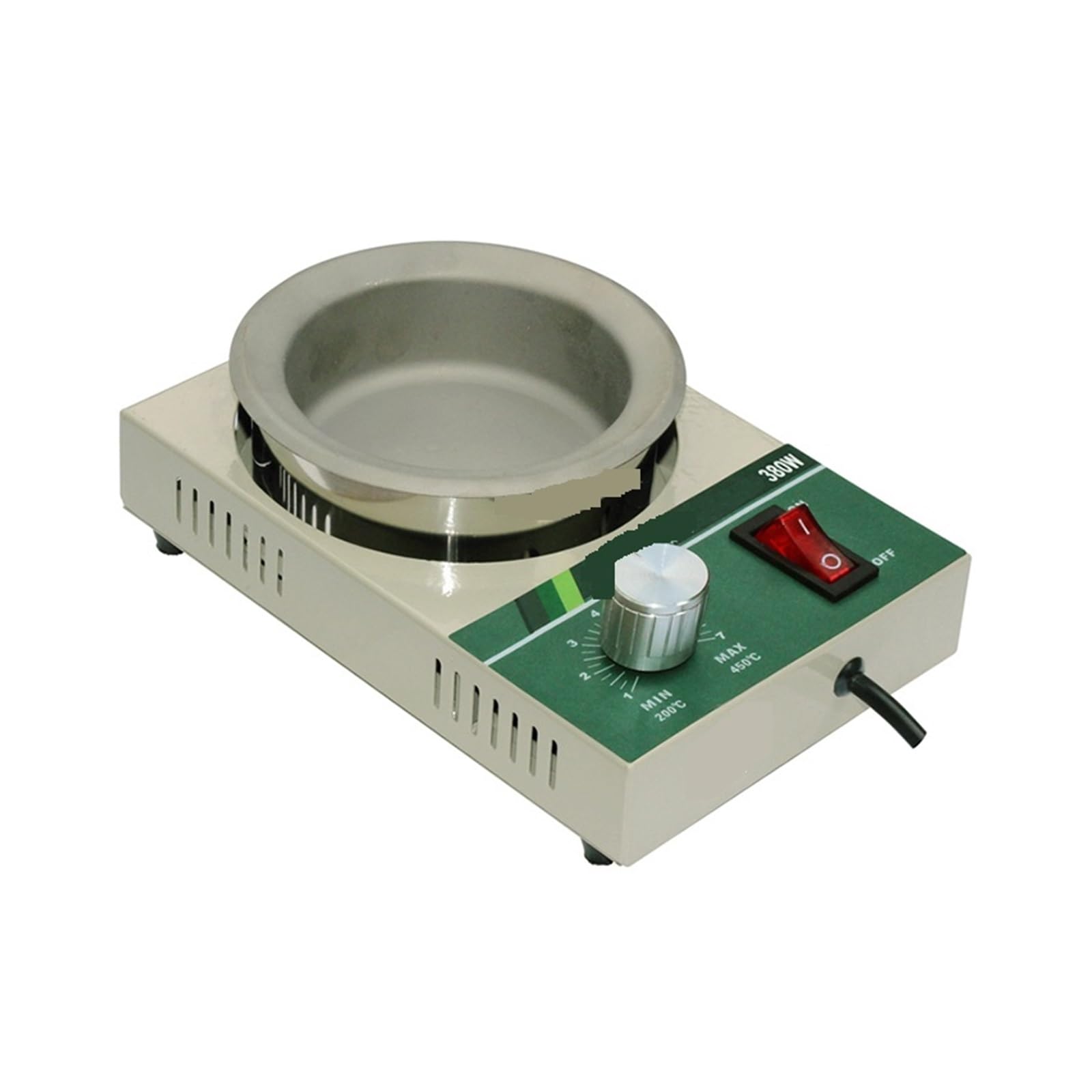 Mjfvn Zb-80D Lead Free Zb80d Miniature Lead Free Soldering Tin Pot 250W High Temperature Tin Melting Furnace 200-450'C The Grade Pot(Zb-80D Lead Free)
