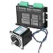 YWBL-WH Nema 23 Stepper Motor, 24V 3A 2 Phase High Torque Stepping Motor with Driver, 1NM 1.8° for Industrial Automation CNC Equipment